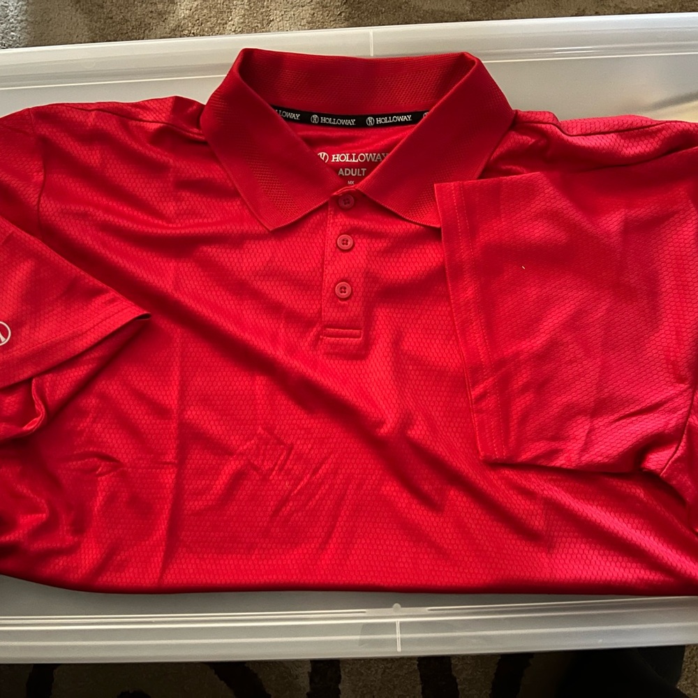 Holloway Men's Polo Shirt - Scarlet Red XXL